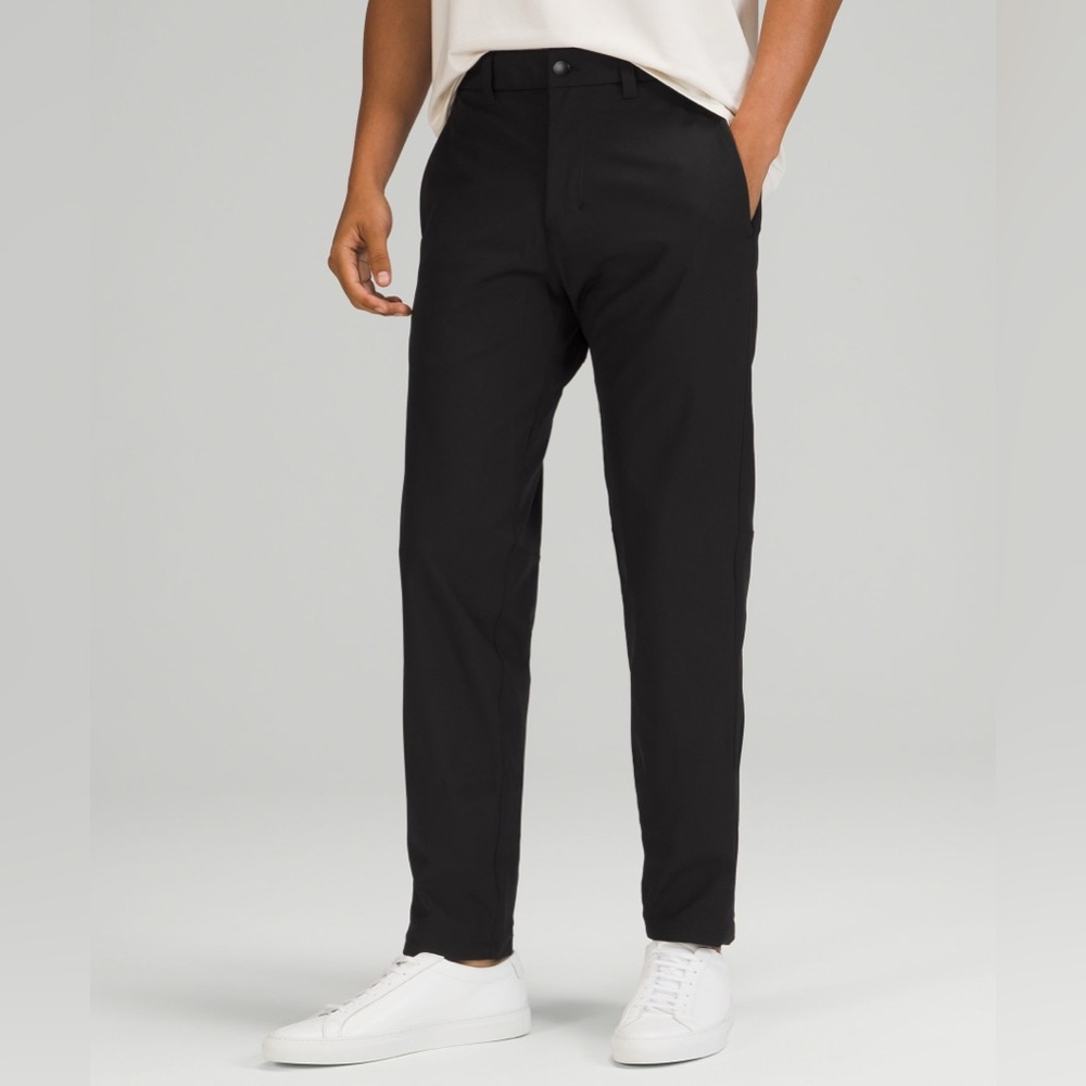 Lululemon Commission Pants Men’s‎ 38 Black Slim Performance Stretch ABC Trouser